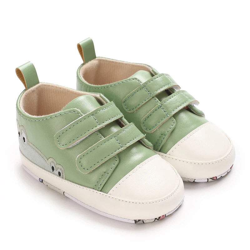Bonito dos desenhos animados 0-18m sapatos de bebê recém-nascido sapatos casuais masculinos sapatos femininos clássico plutônio sola macia anti deslizamento das crianças primeiro walki