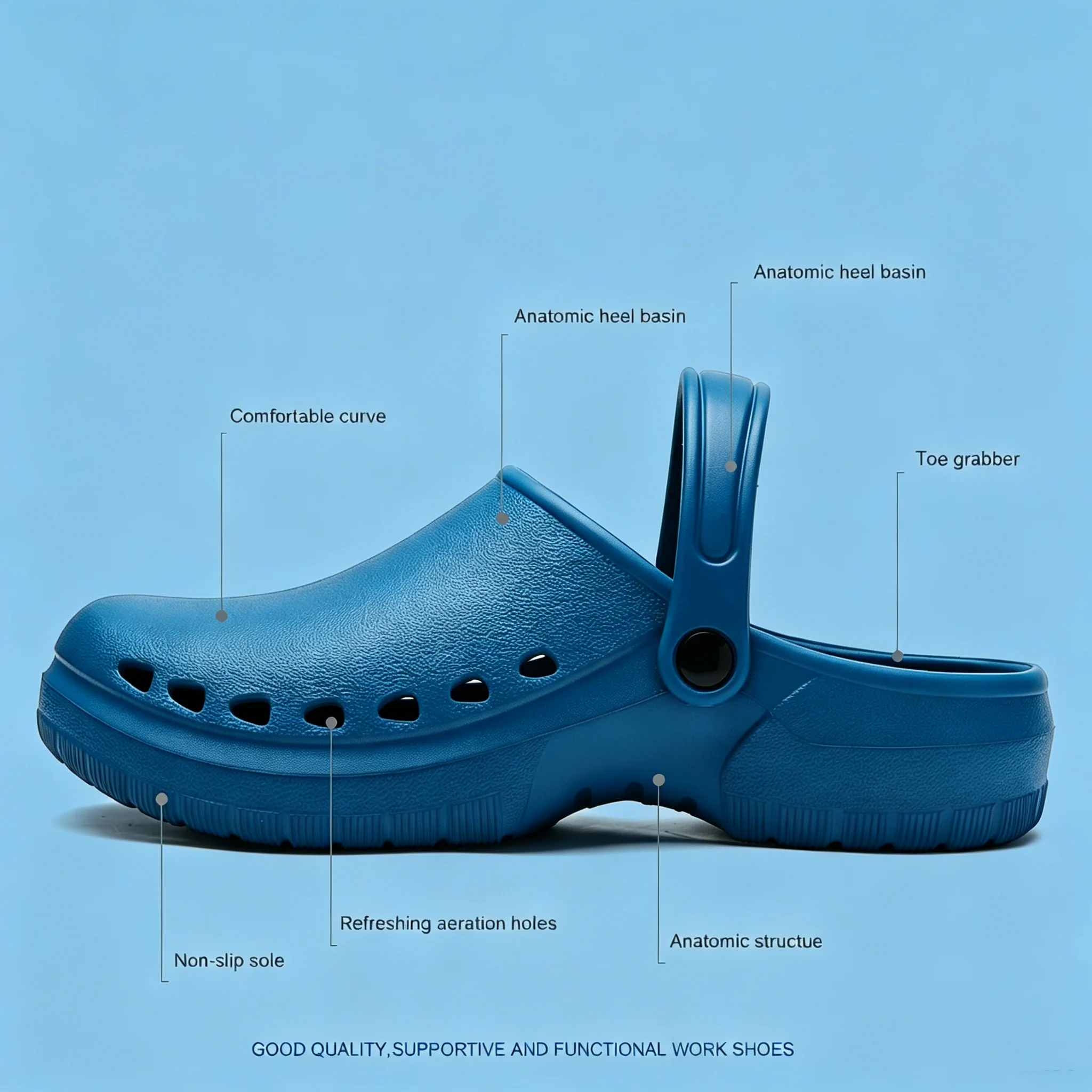 Sepatu Medis Unisex Anti Selip - Garden Tools ulasan dan harga