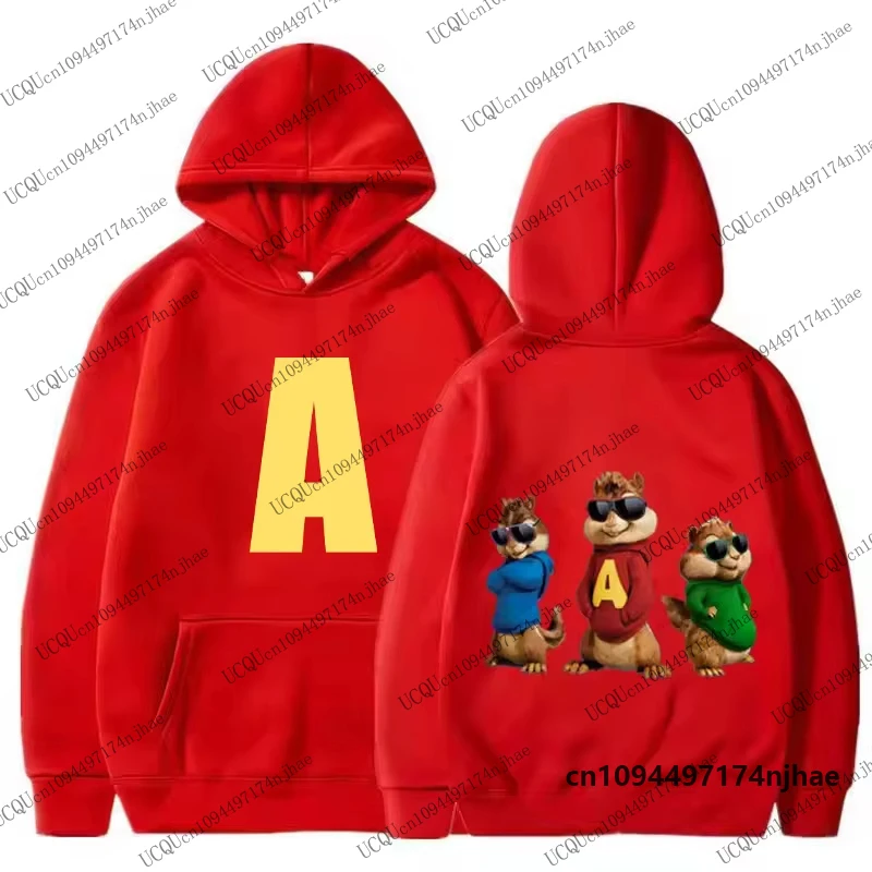 2026 Alvin and The Chipmunks Cotton Hoodies For Men Women Autumn Winter Long Sleeve Sweatshirts Casual Pullover Oversized Tops