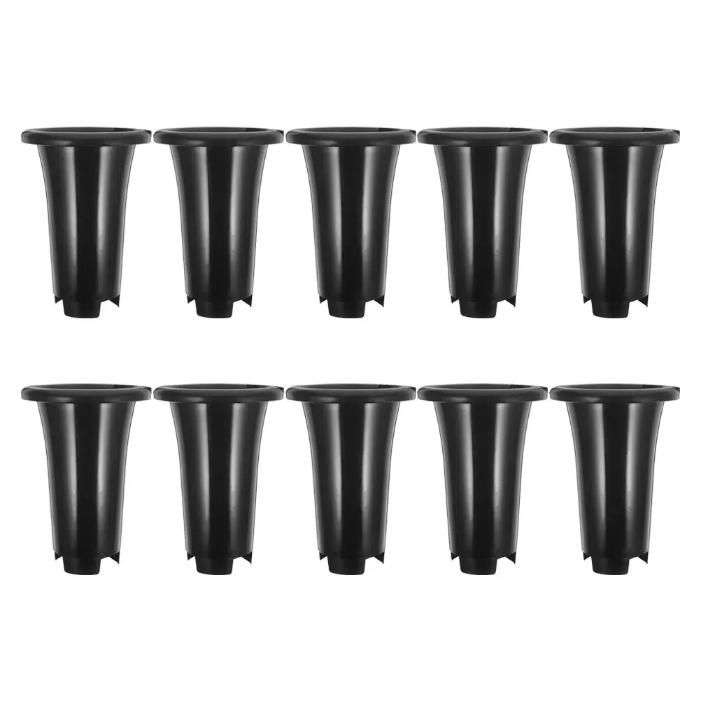 

10 Pcs Orchid Flower Pot Set Planting Container Nursery Pots Bulk Planter Special Basin Gardening Clear Pp Indoor