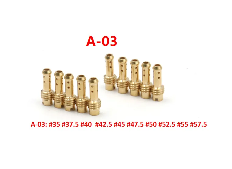 10Pcs Pilot Jets Vergaser Für MIKUNI VM TM TMX Carburador VM22/210 TZR250 3XV EN125 AX100 Langsam Jet Injektoren düse Gicleur – Detail 5