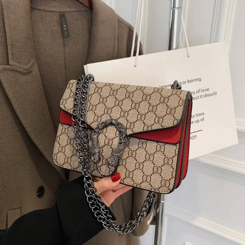 

Free Shipping 2025 Spring/summer New Style Designer Fashionable Chain Luxury Bag Single Shoulder Crossbody Bag High-quality