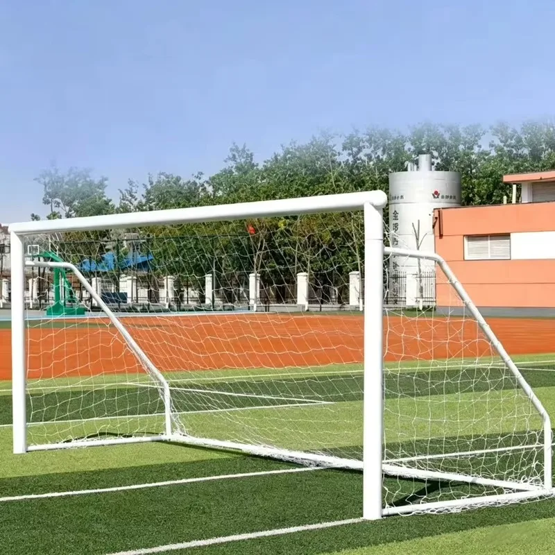 Portable Soccer Goal Foldable goal Post Football Net Outdoor Training Weatherproof for Outdoor Field 11 Person