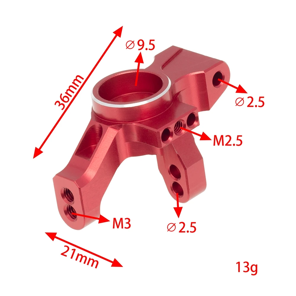 10 szt. Metalowego zestawu części zamienne do zawieszenia ramienia do samochód Traxxas 4-Tec 2.0 3.0 4Tec 2.0 VXL 1/10 RC, B