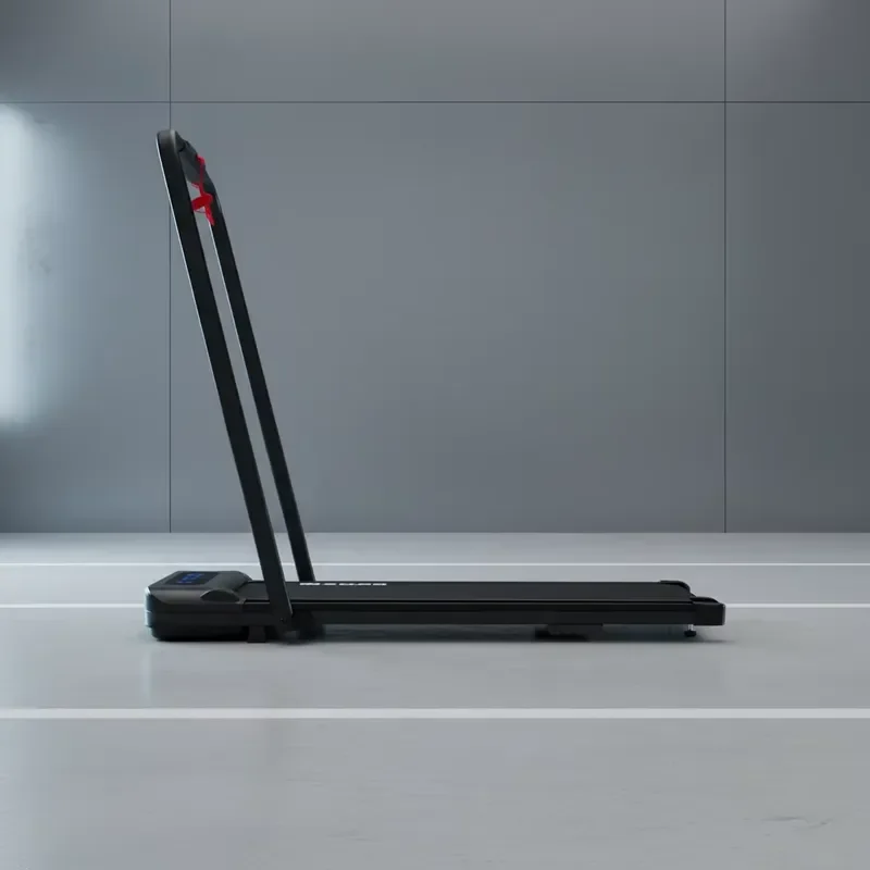 Foldable Mini Electric Treadmill with LED Display 1.0HP Motor Silent Operation Eco-Friendly Design Portable Indoor Use