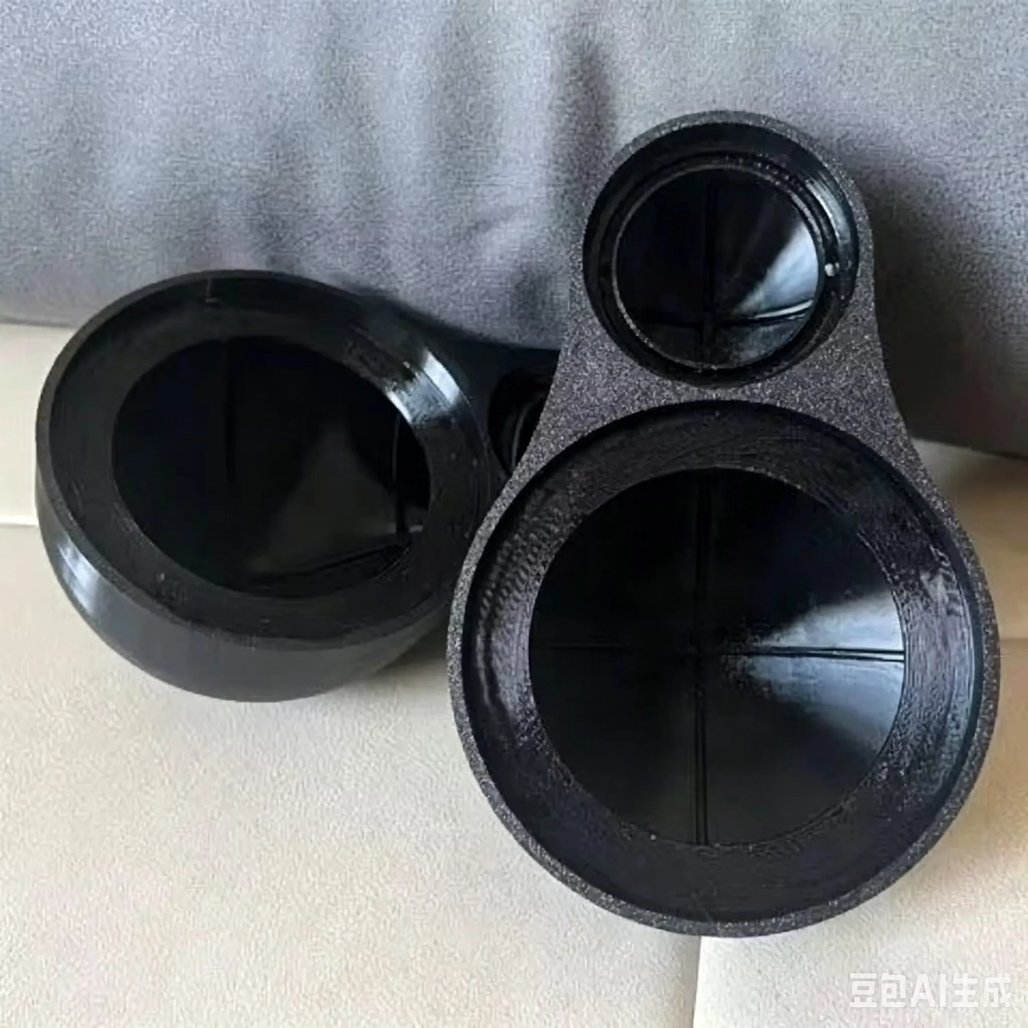 Car audio system modification without reverse mold three-way box speaker installation bracket gasket can be customized