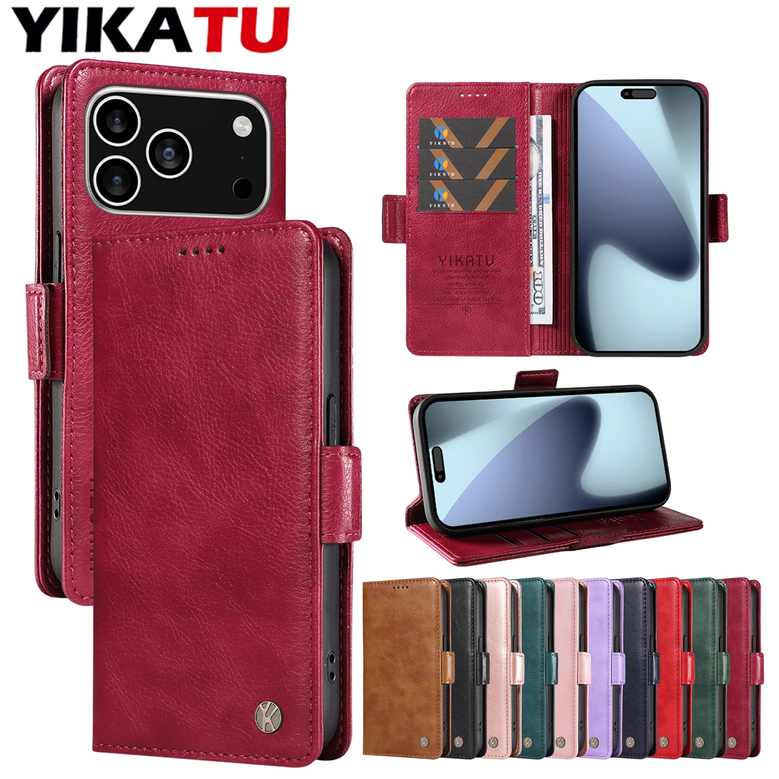Magnetic Wallet Lea…