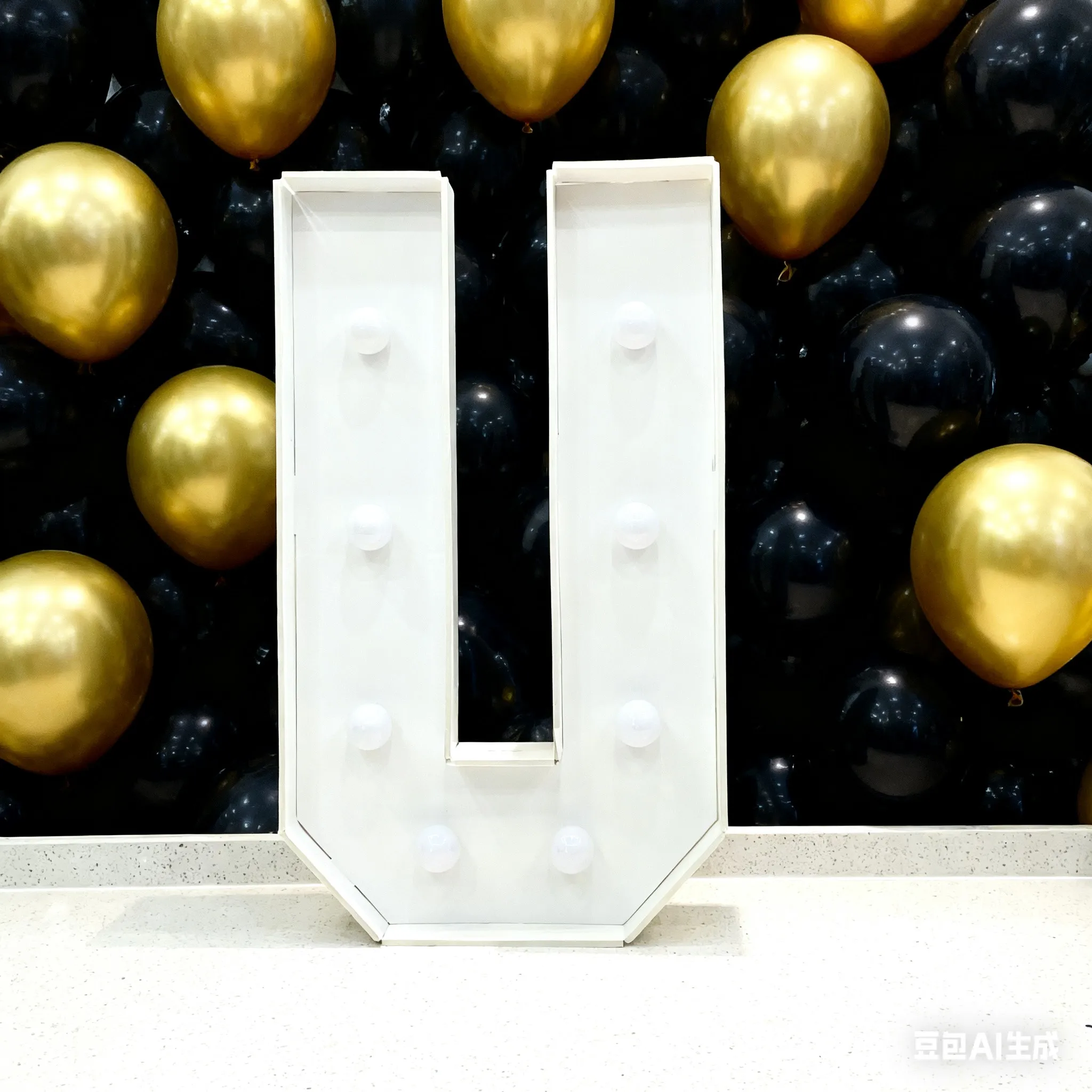 91,5 cm verlichte marquee letters, grote mozaïek marquee verlichting voor feestdecoratie, bruiloften, verjaardagen en jubilea.
