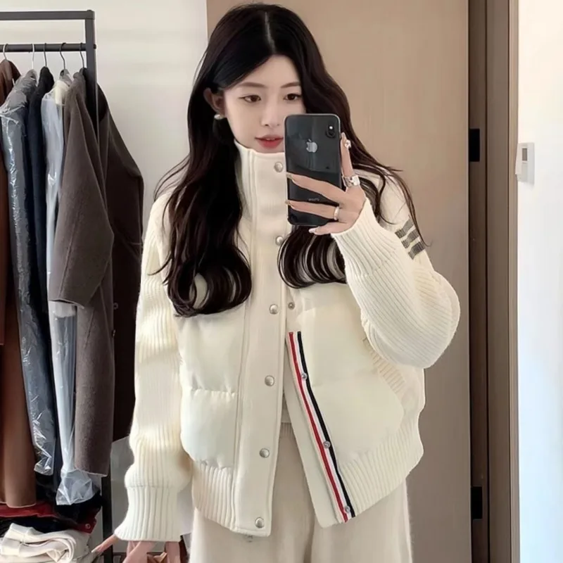 

Сплошной цвет с длинным рукавом и резьбой, женский осенне-зимний кардиган на пуговицах и молнии с карманами, модная куртка, повседневный топ