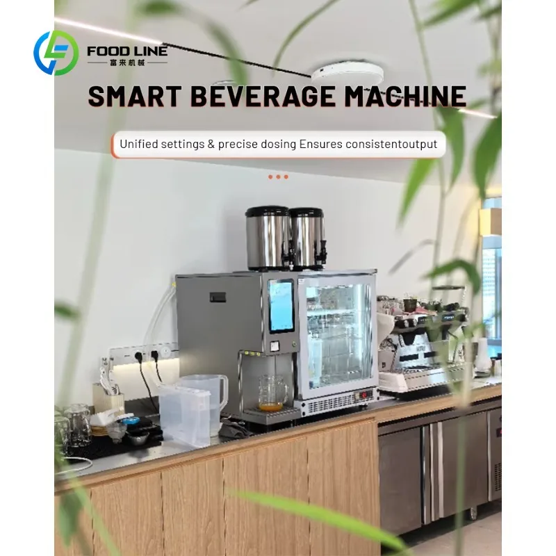 Customized Quick Brewing Automatic Electric Tabletop Bubble Tea Machine Boba Tea Equipment Maker Remote Control on Sale