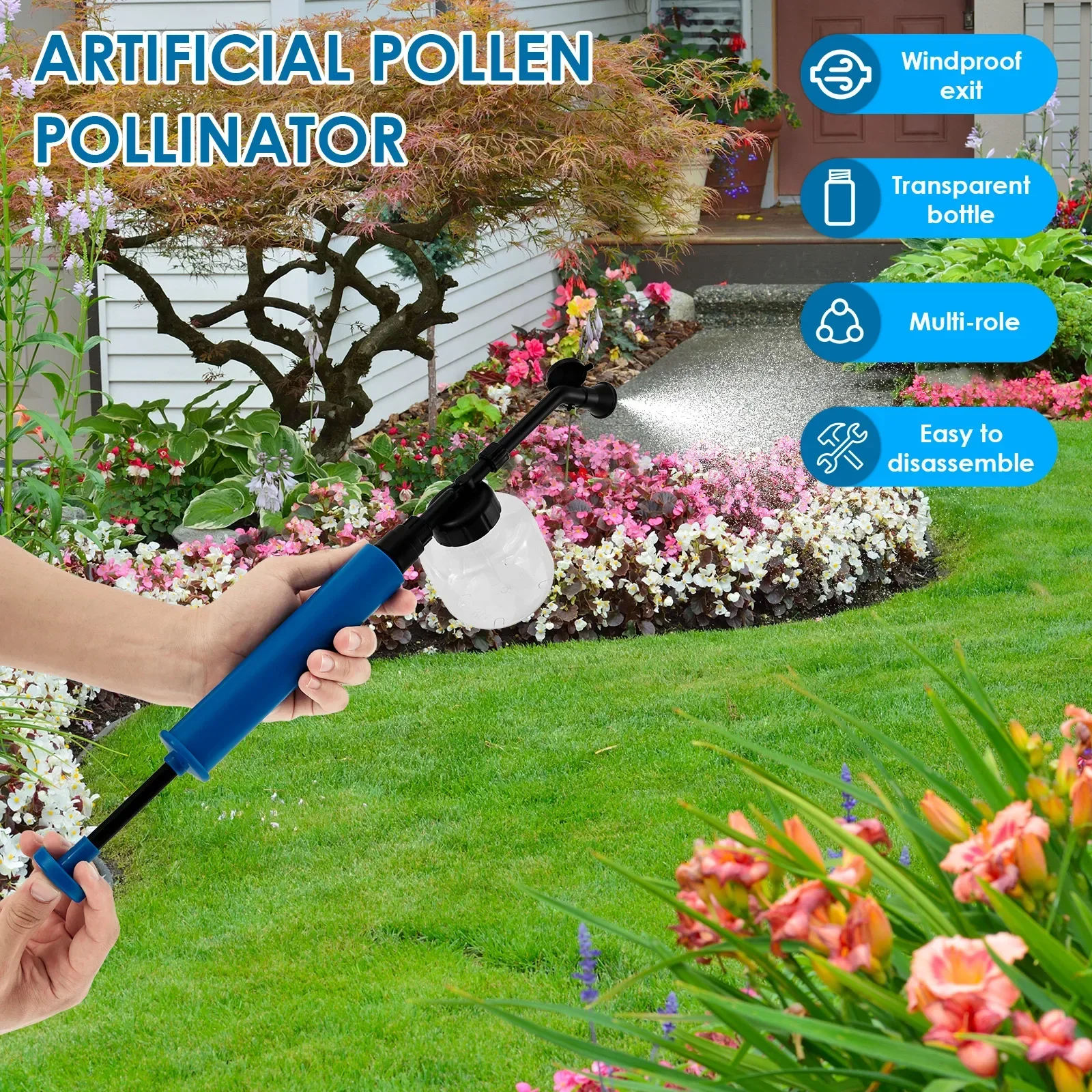 Powder Sprayer Pollinator Tool - Agriculture Gardening Farming recension och pris