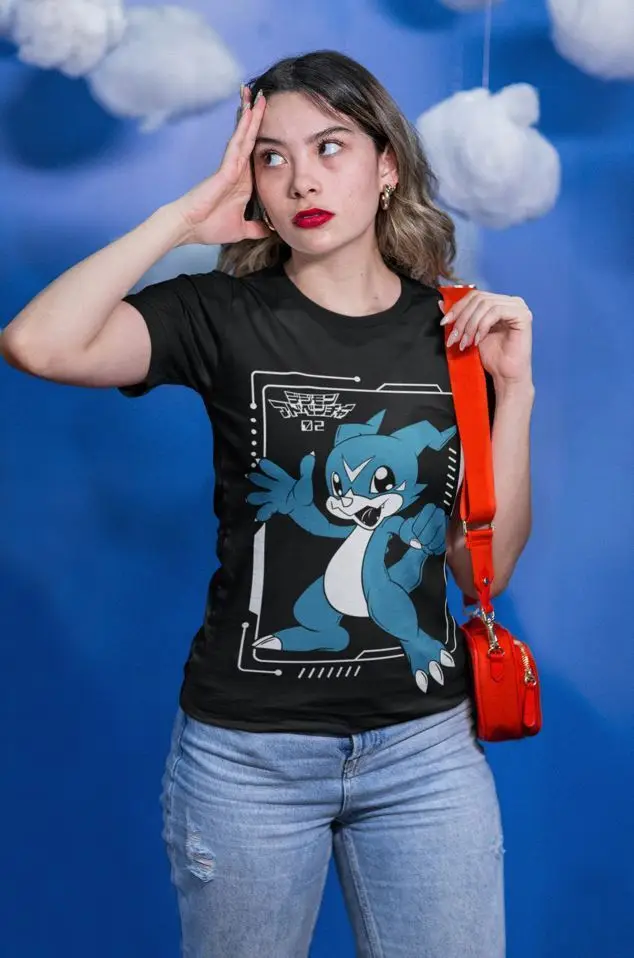 Veemon Shirt Digimon Anime T-Shirt ExVeemon Tshirt Aero Veedramon Examon Tee ALL