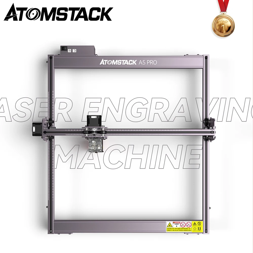 ATOMSTACK A5 Pro 40W Laser Engraver CNC DIY Fixed-Focus Laser Cutter Eye Protection Laser Engraving Machine 410x400mm Work Area