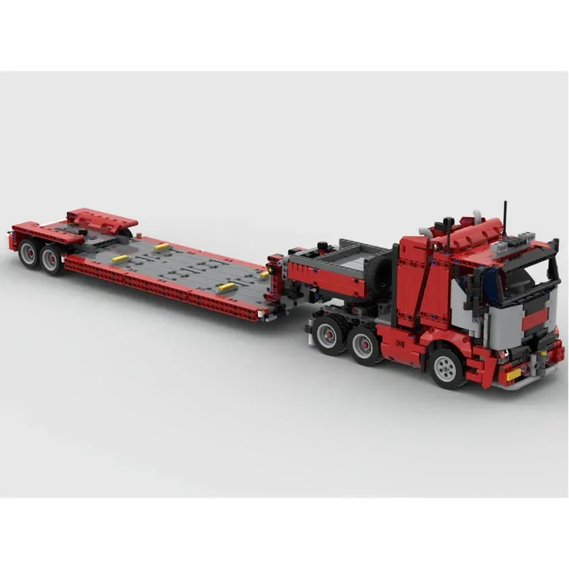 

MOC-35839 Truck and Gooseneck Semi trailer 42098 C-type Building Blocks 1927PCS Adult Birthday Gift Children Christmas Toy Gift