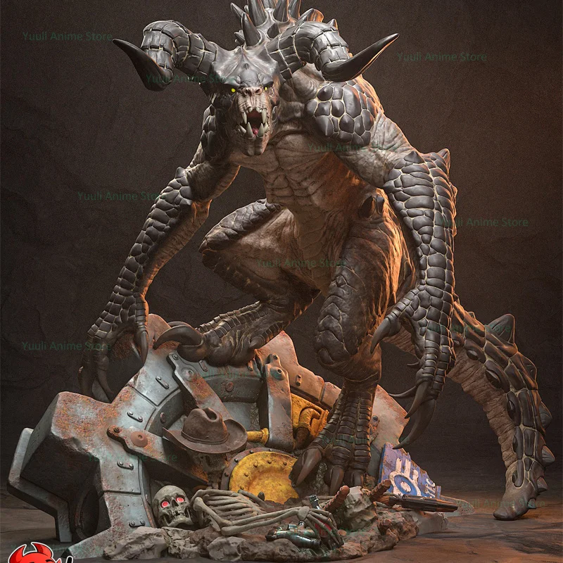 

1/18 Deathclaw 3D-модель из смолы для 3D-печати, неокрашенный высокодетализированный миниатюрный набор для сборки (гараж-кит)