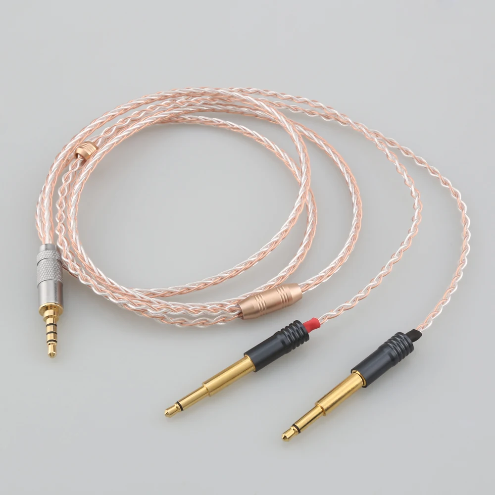 

2.5/3.5/4.4mm Audiocrast 8cores Replacement Headphones Cable Audio Upgrade Cable For Meze 99 Classics NEO NOIR Headset Headphone