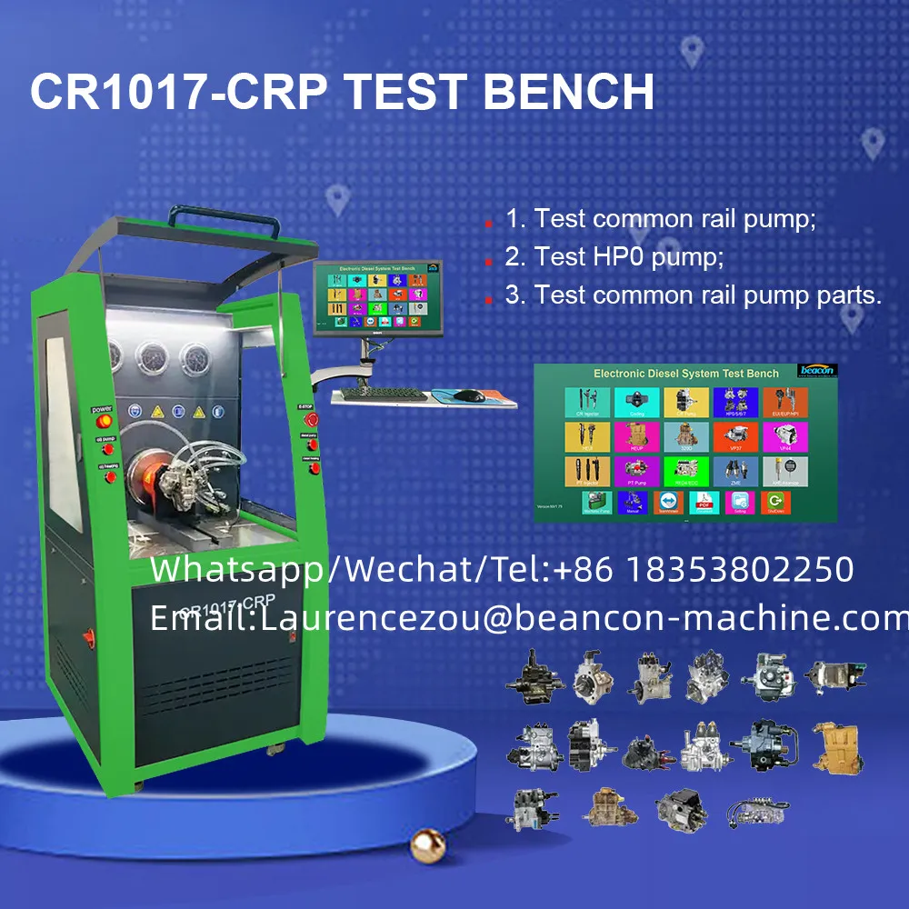 Promotion Beacon Newest CR1017 CRI CRP EUI EUP HEUI PT Injector Tester Bench Common Rail Diesel Pump Testing Calibration Machine