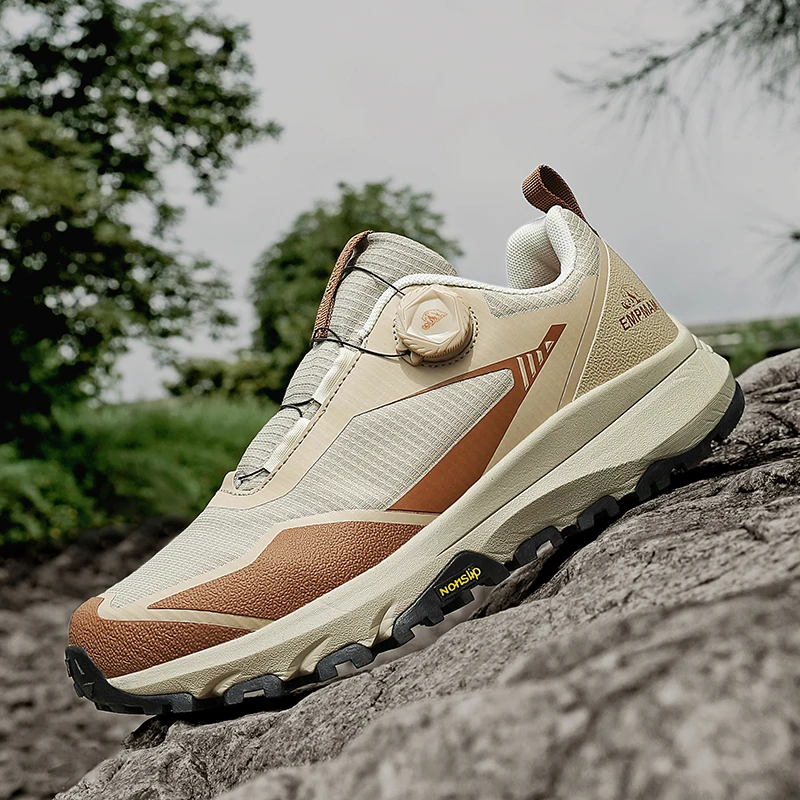 Original Brand Comfortable Anti Slip Men Outdoor Hiking Shoe Top Quality Wearable Trekking Sneakers Mountain Climbing Footwear
