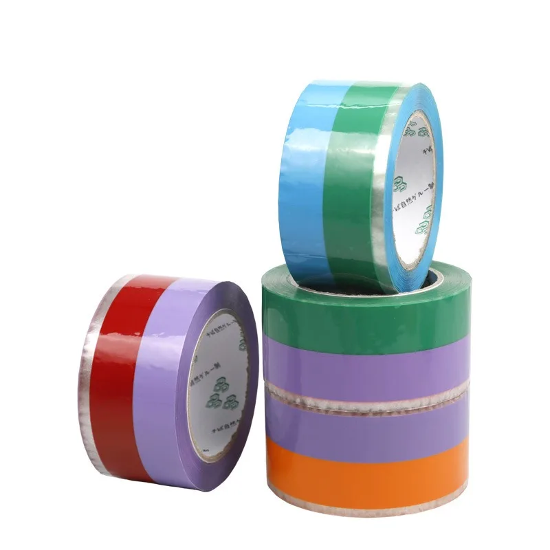 

Two Tone Packing Tapes Business Logistics Sealing Tape Stationery Supplies Courier Boxes Packaging Adhesive Tape 5.5cm x 100Y