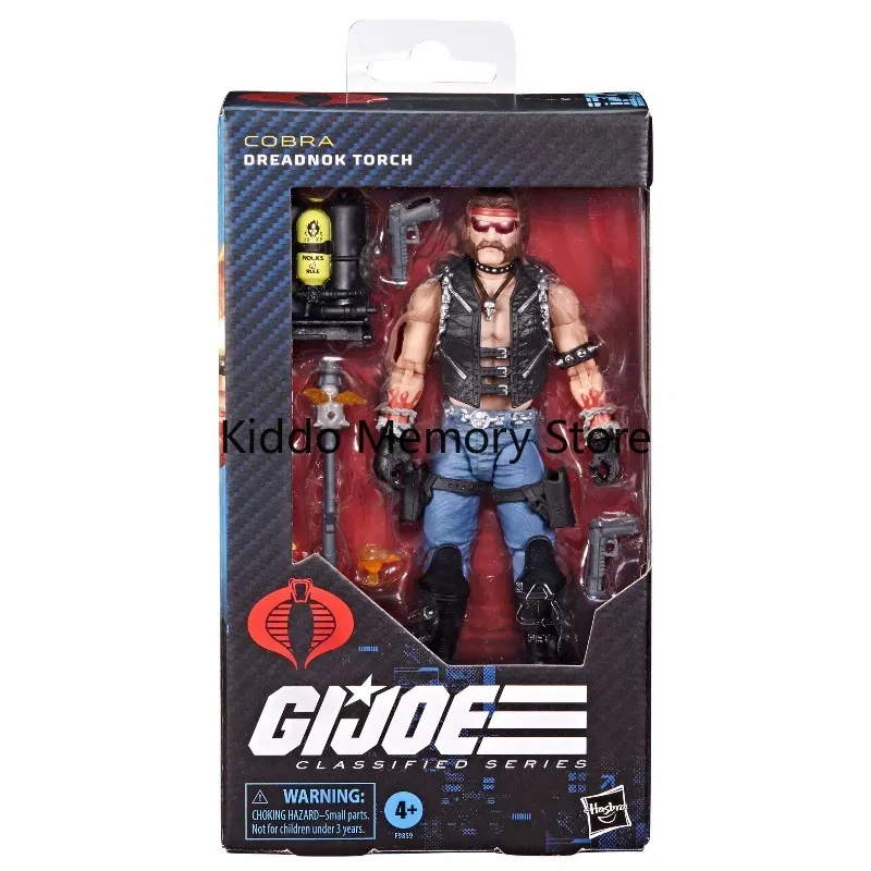 Original Hasbro G.I.JOE Torch Dreadnok 6 Inch Action Figure Collectible Toy Item No.23397 For Military Hobby Collectors