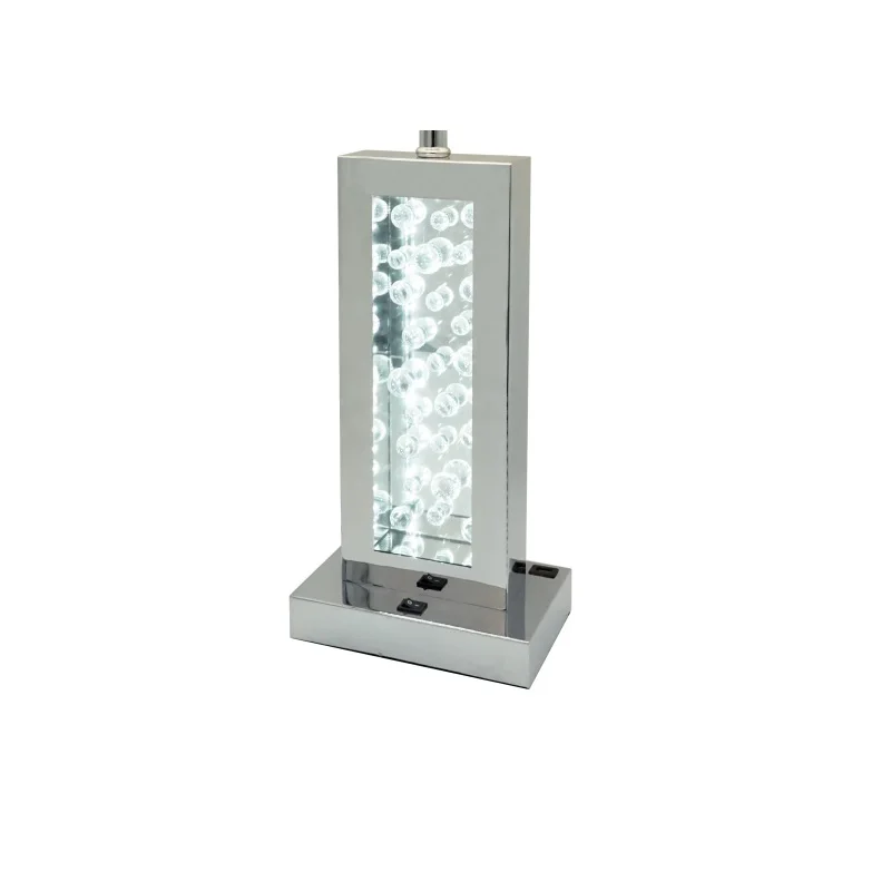 Bubble Bubble column Chrome Chrome white Color Column Column rectangular Glass Glass bubble Lamp Modern Unique Glass Bubble Colu