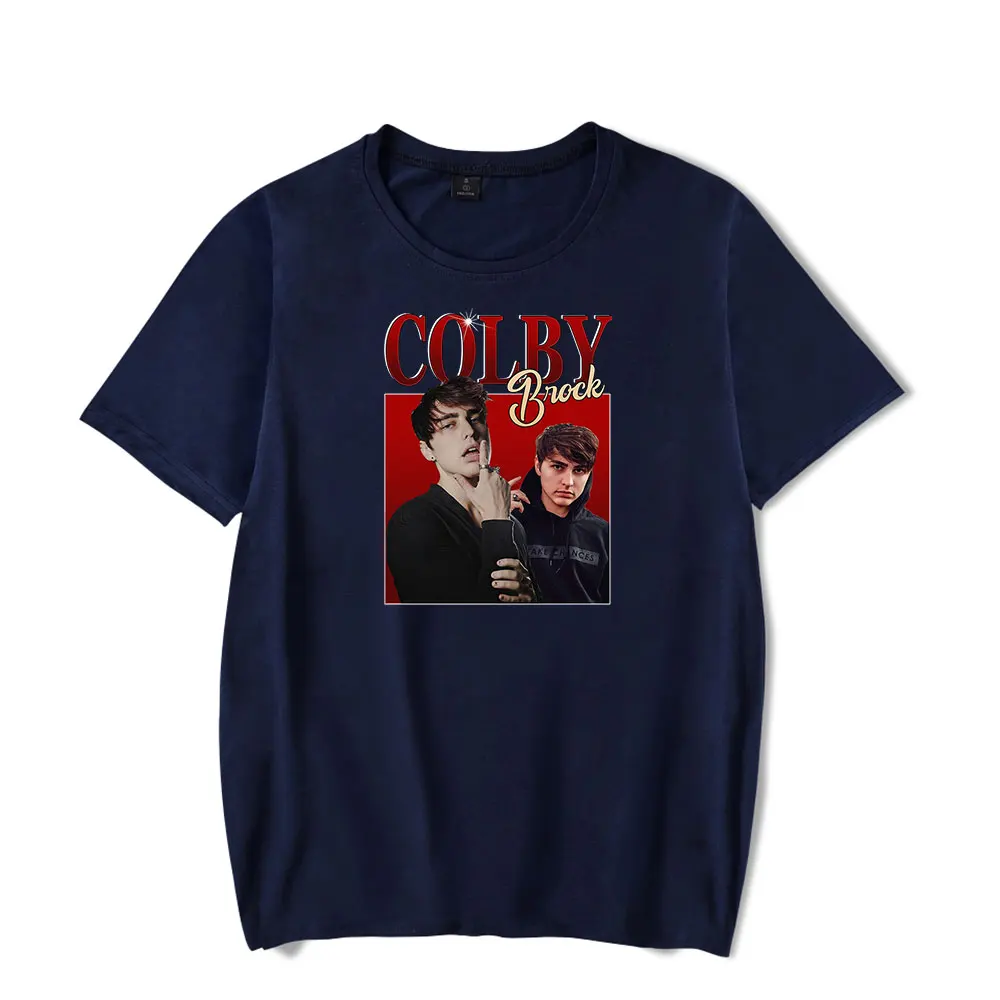 Colby Brock Merch Xplr T-Shirt Mannen En Vrouw Korte Mouw Vrouwen Grappig T-Shirt Unisex Harajuku Tops