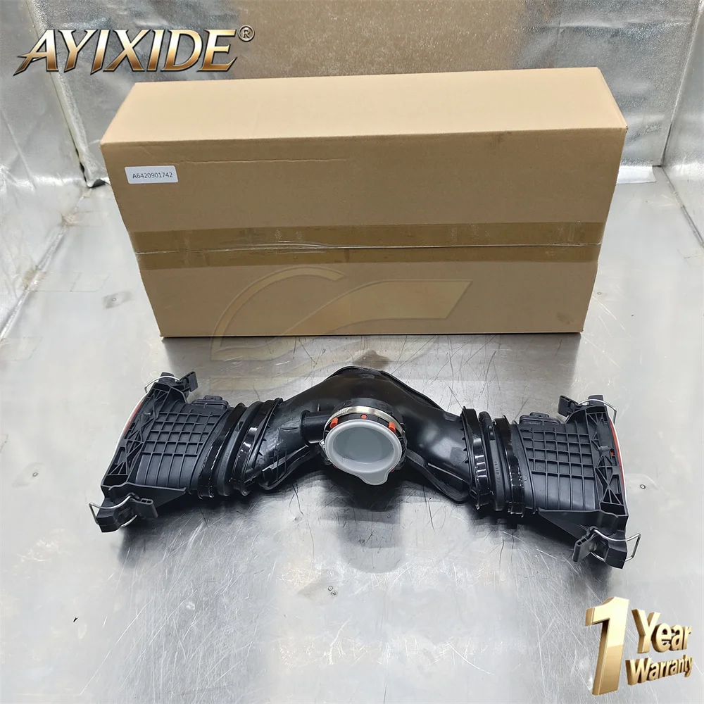 For Mercedes GL350 ML350 4Matic Brand New Air Intake Hose With Sensor 6420901642 6420901742 6420900048 6420900042 6420902242
