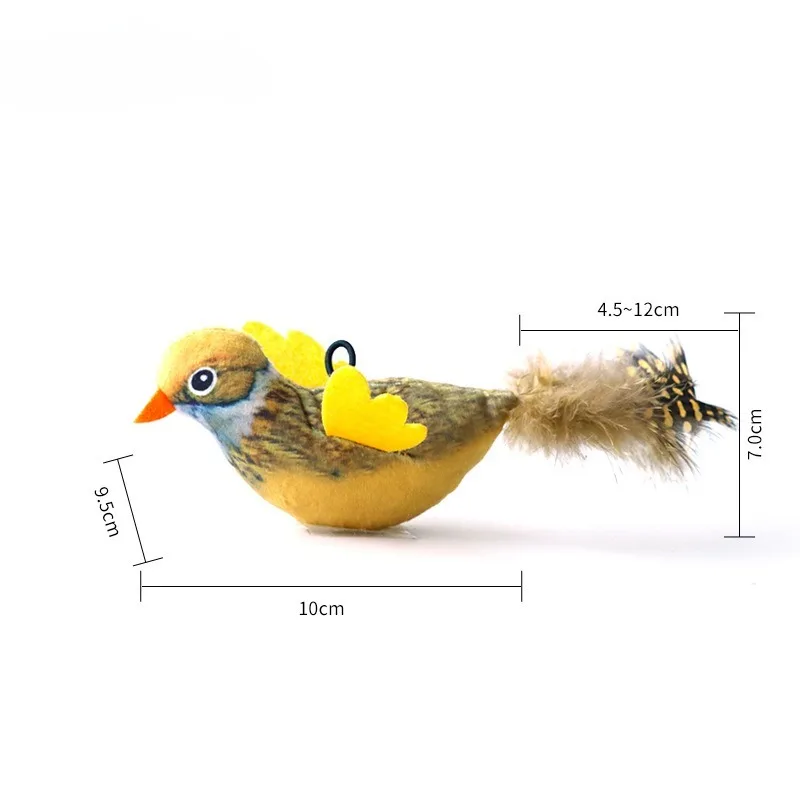 جديد الطيور القط لعبة محاكاة الطيور التفاعلية القط لعبة داخلي هريرة الطيور مطاردة إغاظة لعبة الجدار الشنق الطيور القط لعبة مرحبا الذاتي