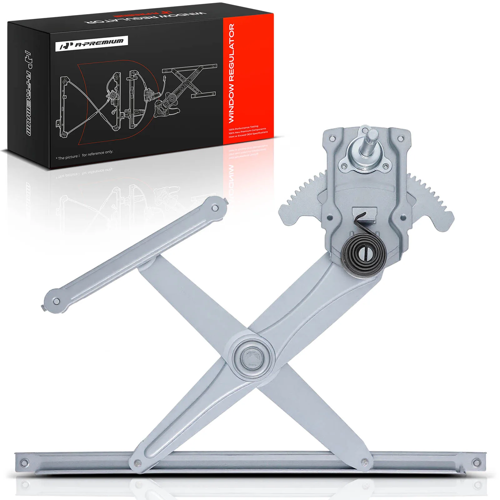 A-Premium Front or Rear Driver Side Manual Window Regulator for Toyota Corolla 2009-2010