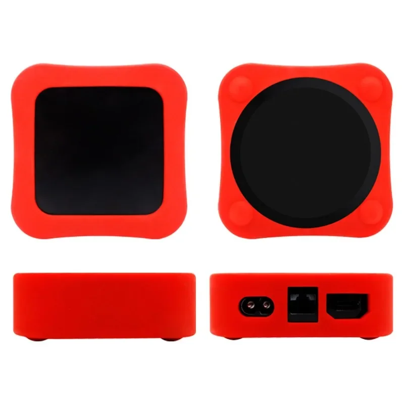 Suitable for 2022 apple TV7 4k TV box solid color skin simple shell anti-drop and anti-friction silicone protective sleeve