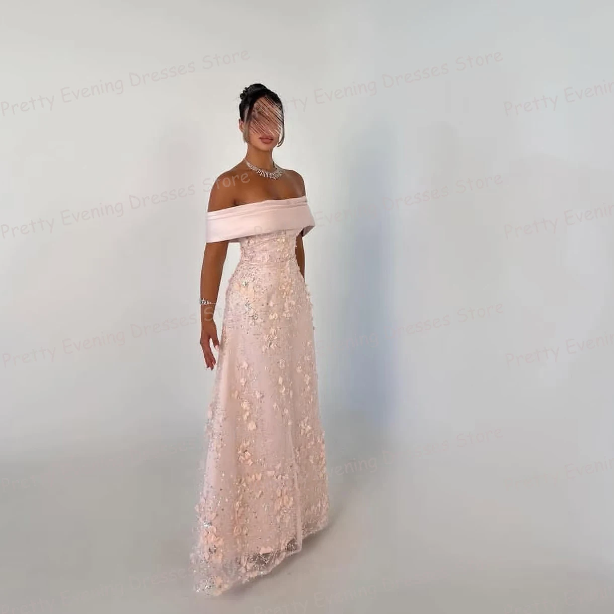 Eenvoudige sexy avondjurken zeemeermin applicaties vrouw off-shoulder mouwloos 2025, prom jassen party vestidos de noche aangepast