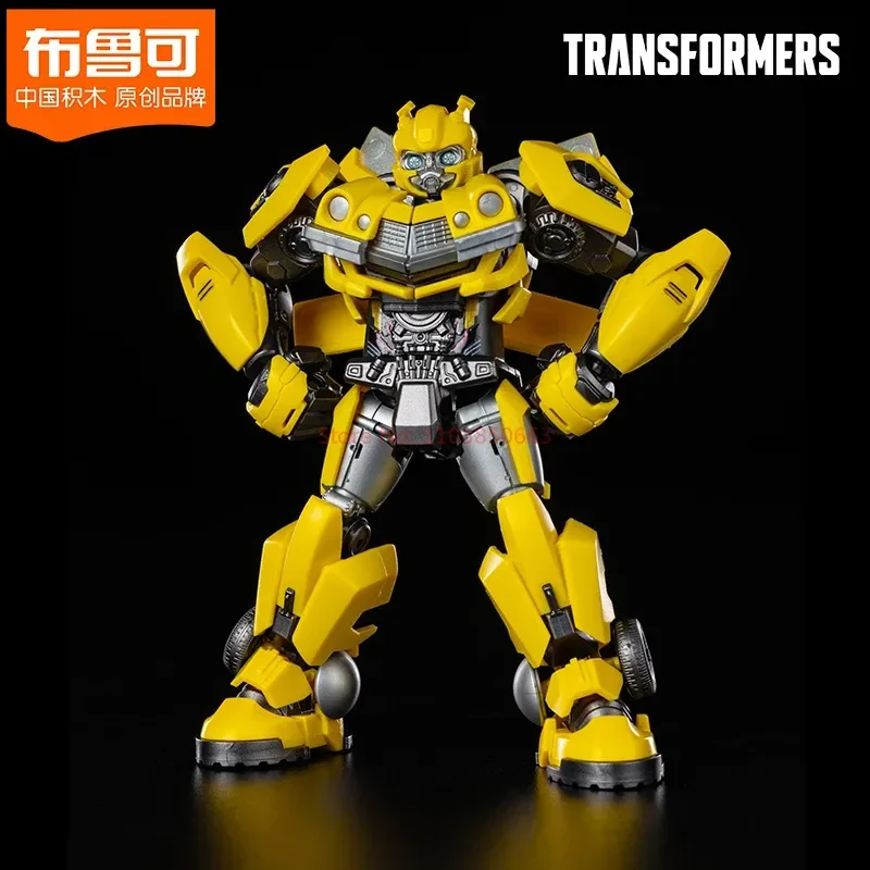 Transformers Optimus Prime Bumblebee, Bloco de Construção Capitão Orangotango, Brinquedos Modelo de Montagem, Batalha Danos Além da Edição, Genuíno