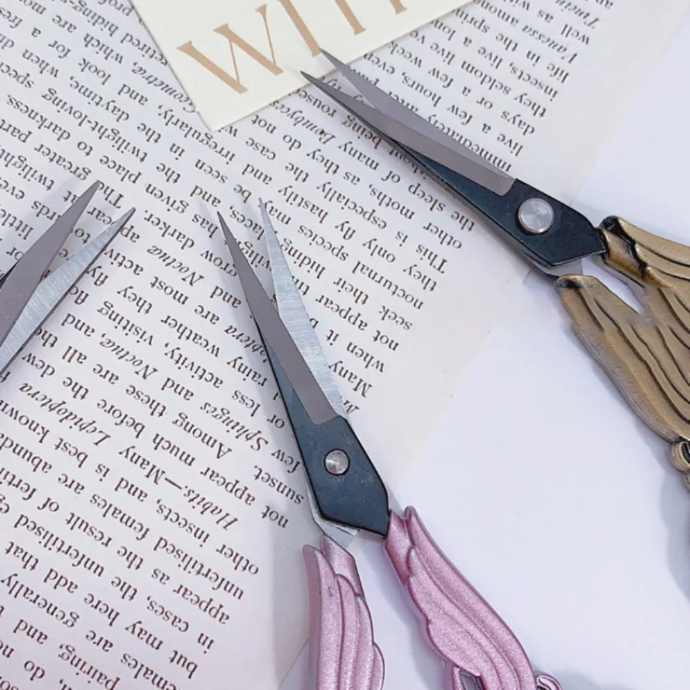 3 نمط خمر الأوركيد على شكل مقص عالية المظهر الإبداعية حساب اليد متعددة الوظائف اليومية خياط كليب لوازم الفن