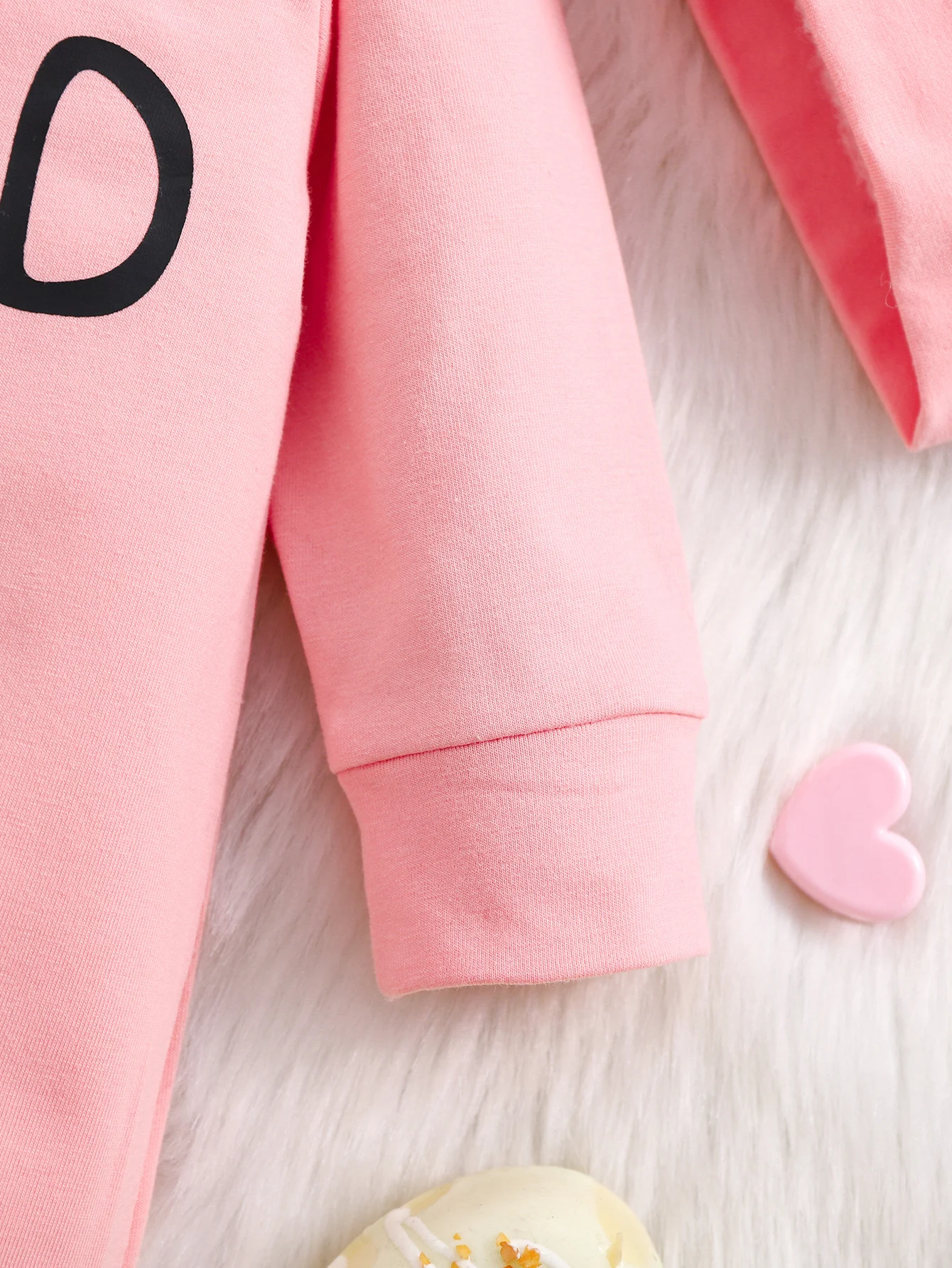 Autumn Newborn Baby Girl Romper with Hat ‘’GOOD every day‘’ Cartoon Bear Print Cotton Long Sleeve Infant Jumpsuit Clothes