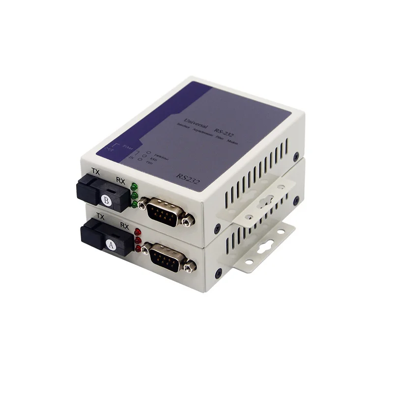 

1 Channel Bidirectional Serial Data RS232 to Fiber Converter DB9 RS-232 Fiber Optic Transceiver