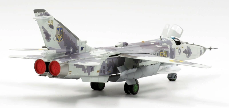 Fine 1/72 CW CA722405 Ukrainian SU24 SU-24MR bomber model  Finished product collection model