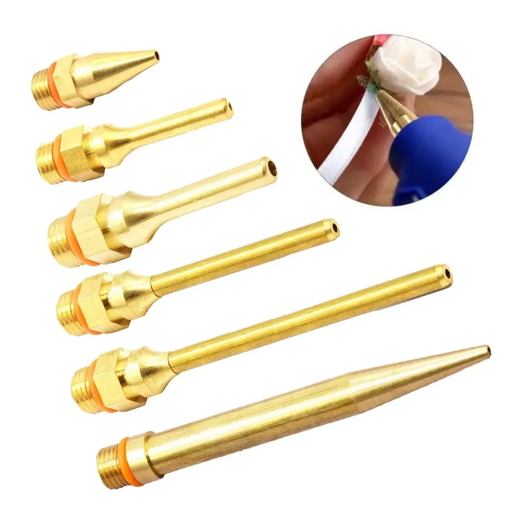 

Pure Copper Hot Melt Glue Gun Nozzle 34-100mm Long Short Small-bore Large Diameter Glue Gun Nozzle Repair Tool Glue Sprayer