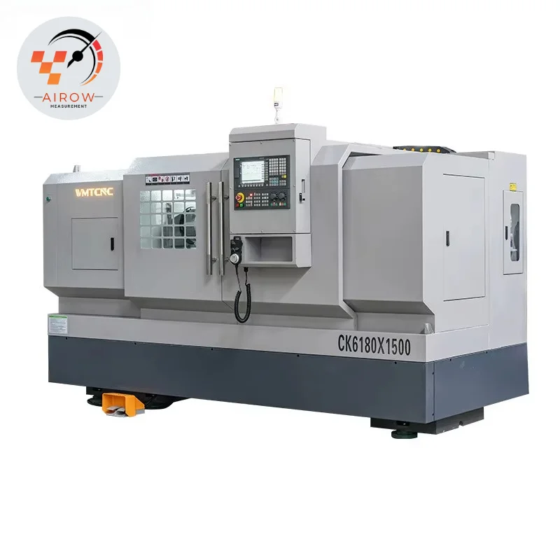 AIROW WMTCNC CK6180x1500 High Quality Flat Bed CNC Lathe Cnc Lathe Big Machine for Industrial Metal Processing