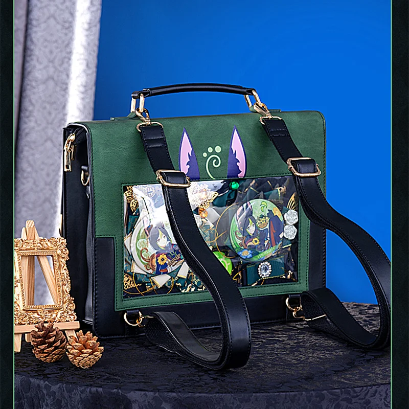 Stock Tighnari Preppy Commuter bag Game Genshin Impact Cosplay Messenger Bag Anime Men or Women Fashion Shoulder Bag Handbag New