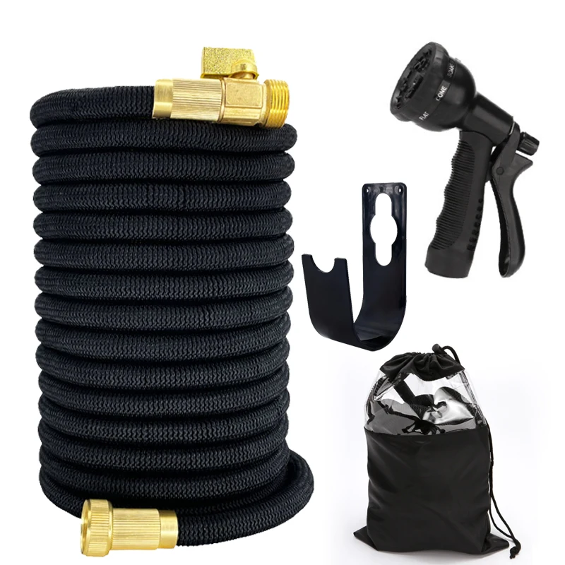 نوع جديد من خرطوم التلسكوبي، خرطوم سحري قابل للتوسيع عالي الضغط، مسدس مياه لغسيل السيارات، خرطوم سقي حديقة المنزل، خرطوم البستنة #1