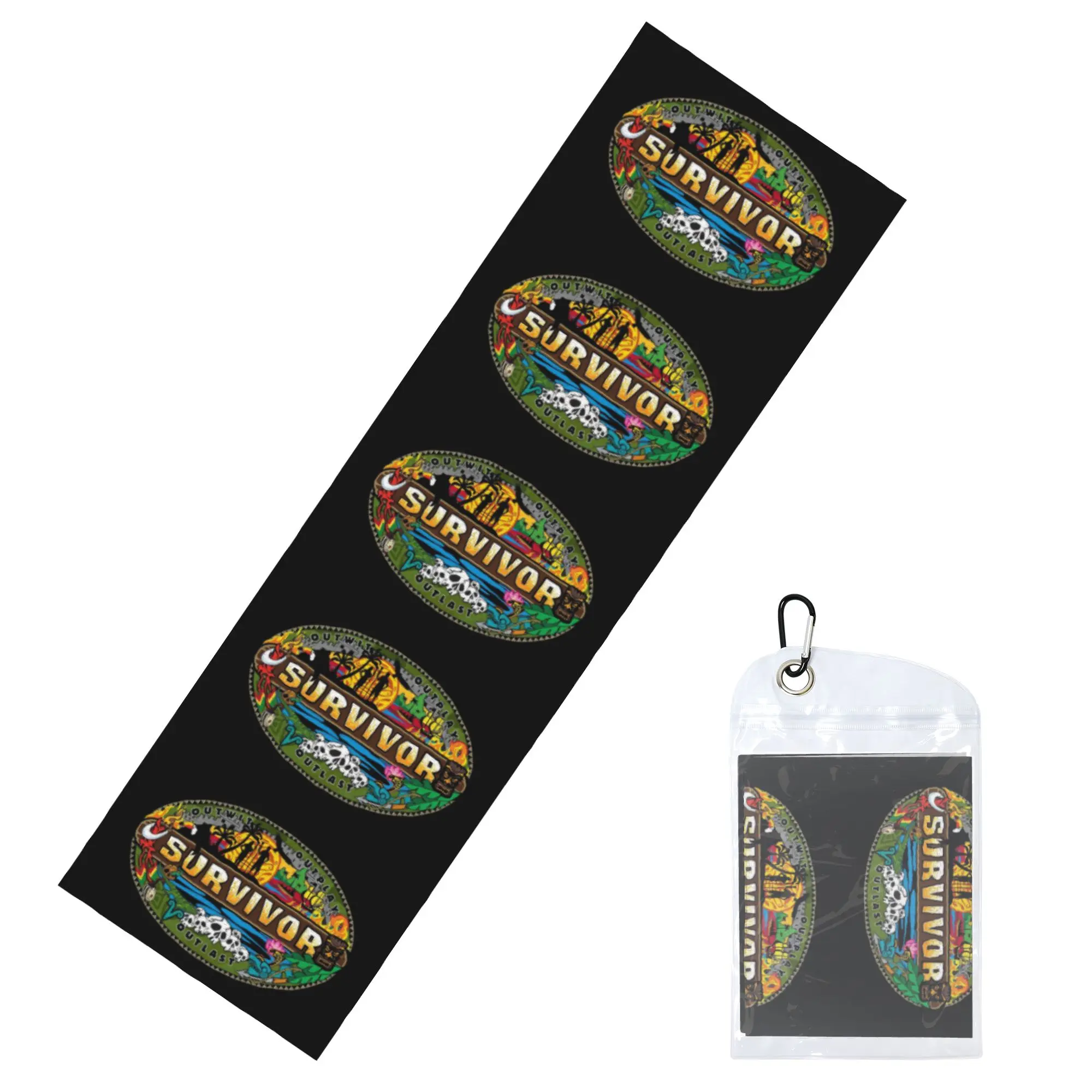 Reality TV Survivor Mashup Logo Towel Quick Drying  Super Soft  Running Towels