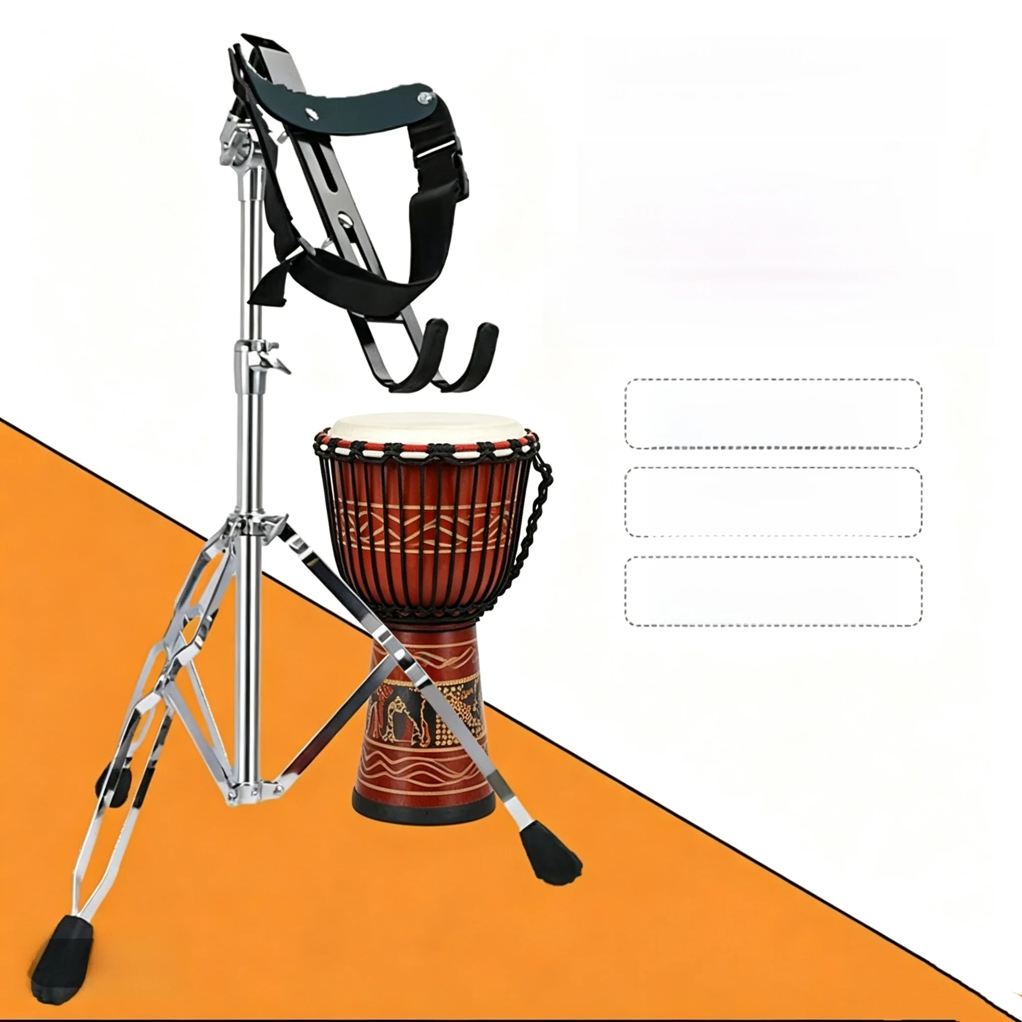 thickened-and-sturdy-african-drum-performance-stand-adjustable-height-and-angle-universal-for-various-sizes-of-african-drums