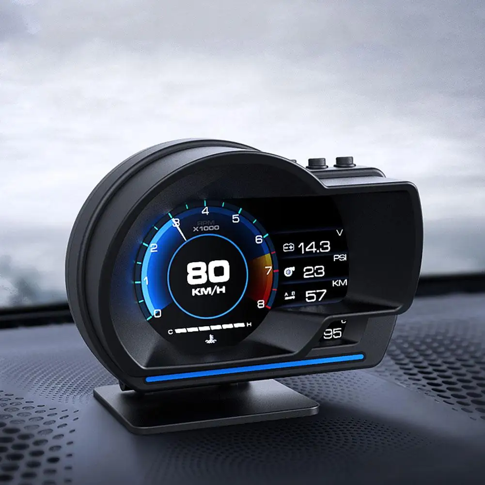 Newest  Auto Gauge HUD GPS+OBD System Head Up Display Car Projector Speedometer With Car Fault Clear Car Electronic Accessories