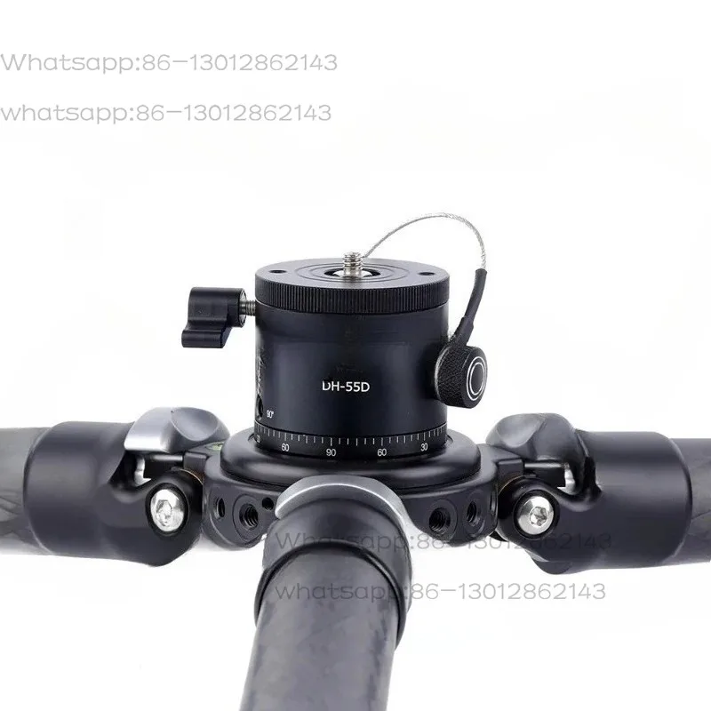 Suitable for DH-55D HDR Panorama Tripod Ball Head Panoramic Indexing Rotator Aluminum Alloy Max. Load 15kg/33Lbs