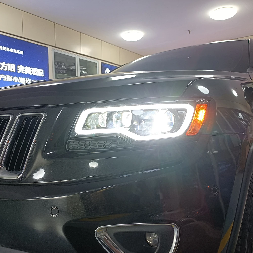 

Фары HOSI для Grand Cherokee 2014-2021: Светодиодные фары, аксессуары, комплект автомобильного освещения