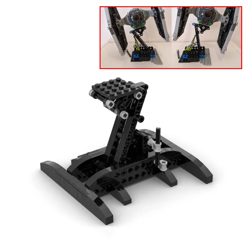 NEW The MOC Stand for The Space Wars 75300 Imperial TIE Fighter Display Bracket Showing Building Blocks Bricks DIY Model Toys