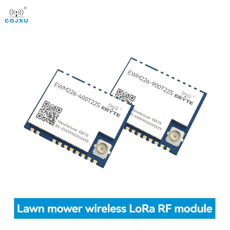 433/868/915MHz LoRa Lawn Mower Wireless RF Module COJXU EWM226-400T/900T22S 5KM URAT SMD Module Small Size 22dBm AT Command