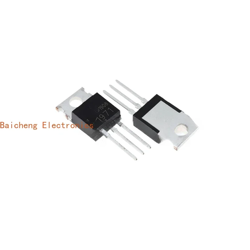 10PCS 2SC1971 High Frequency High Power Transmitting Transistor Directly Inserted into TO-220