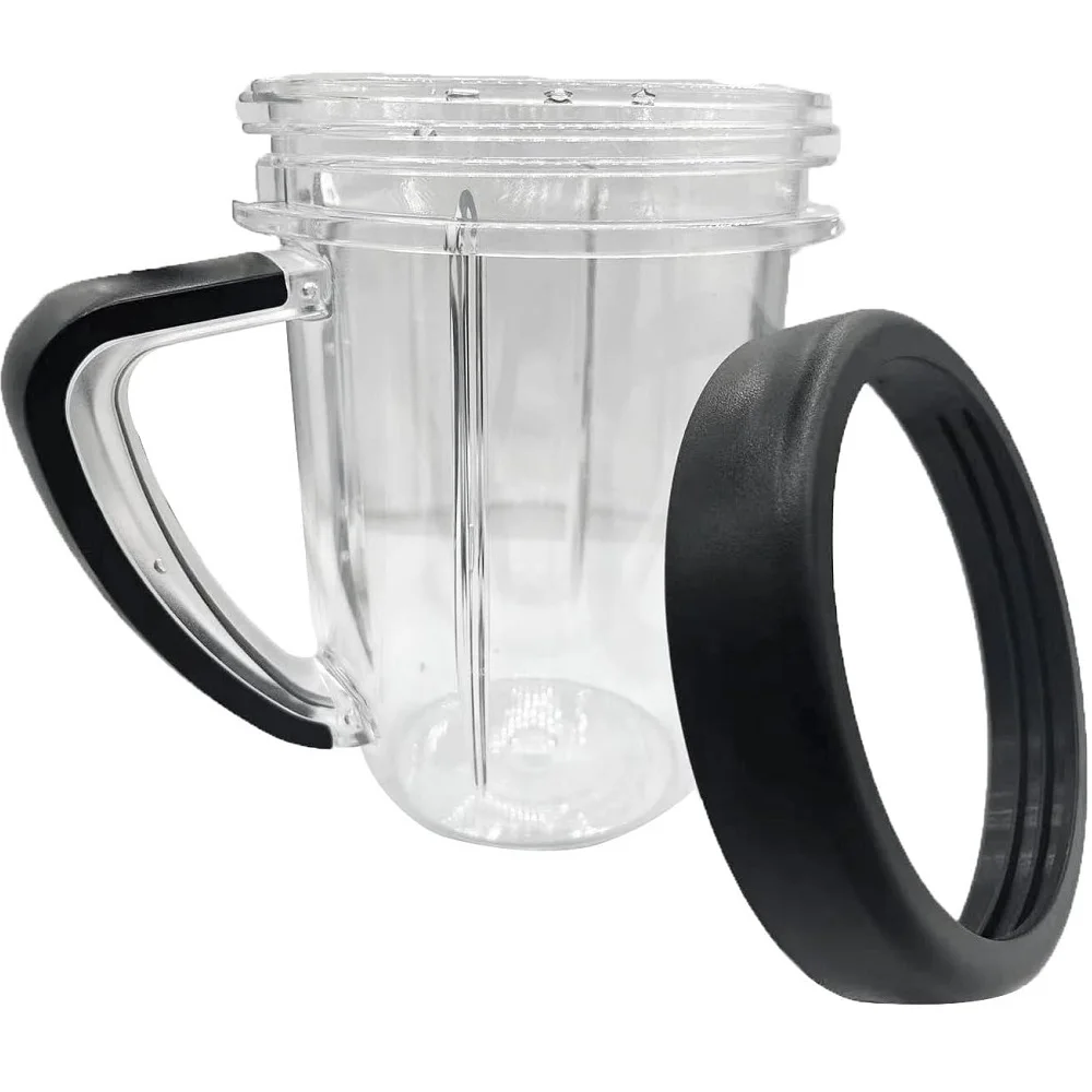 30oz Short Mixing Handled Cup Replacement Part Compatible with NutriBullet RX NBM-U0274