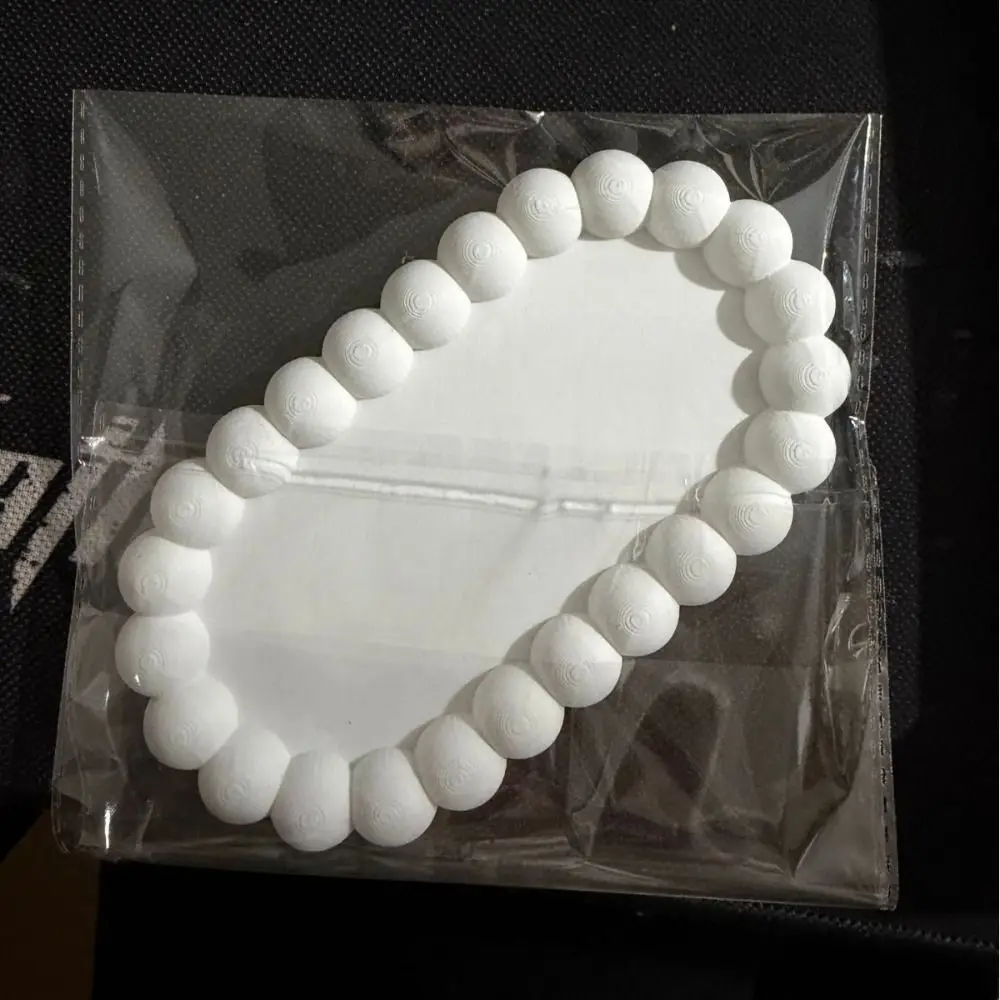 Durable 3D Printing Beaded Jewelry Tray Portable Oval Jewelry Display Tray Vanity Decor Tray Home Decorative